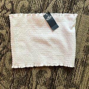 Hollister White Bandeau Top